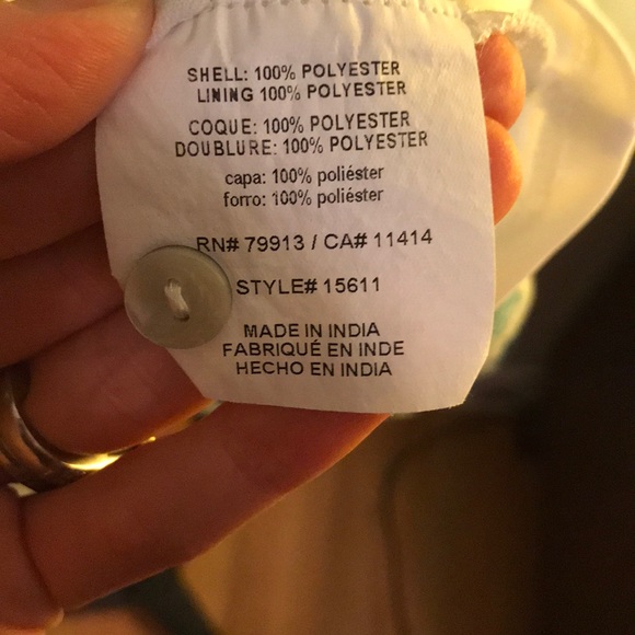 A Pea in the Pod Paris Blues Maternity Shirt Dress - Picture 8 of 8